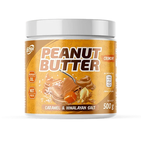 6PAK PEANUT BUTTER CARAMEL & HIMALAYAN SALT 500 G.