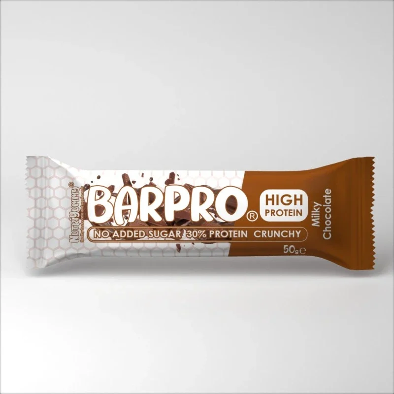 NUTRIYUMMY BARPRO CRUNCHY MILKY CHOCOLATE 50G
