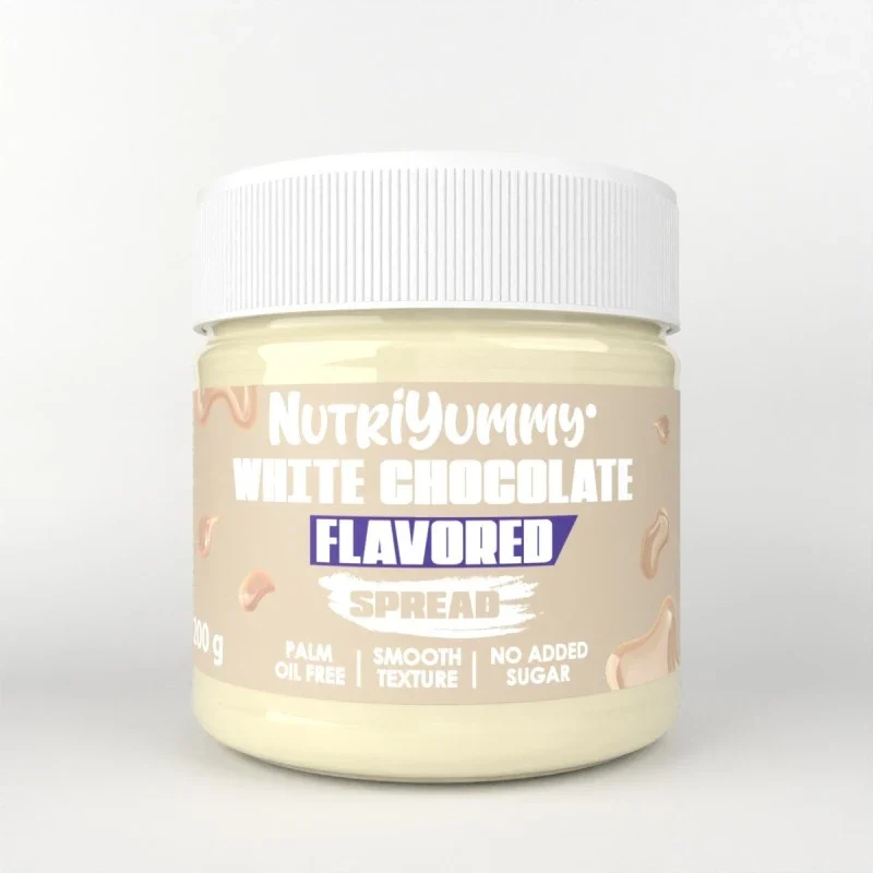 NUTRIYUMMY WHITE CHOCOLATE SPREAD 200 G.