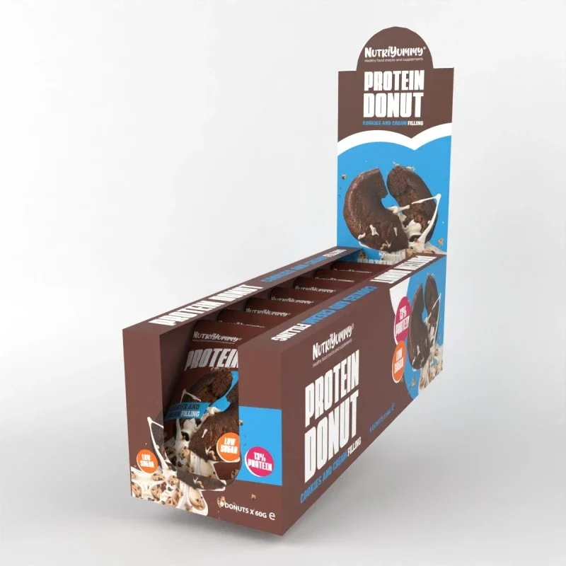 NUTRIYUMMY PROTEIN DONUT COOKIES AND CREAM 60G