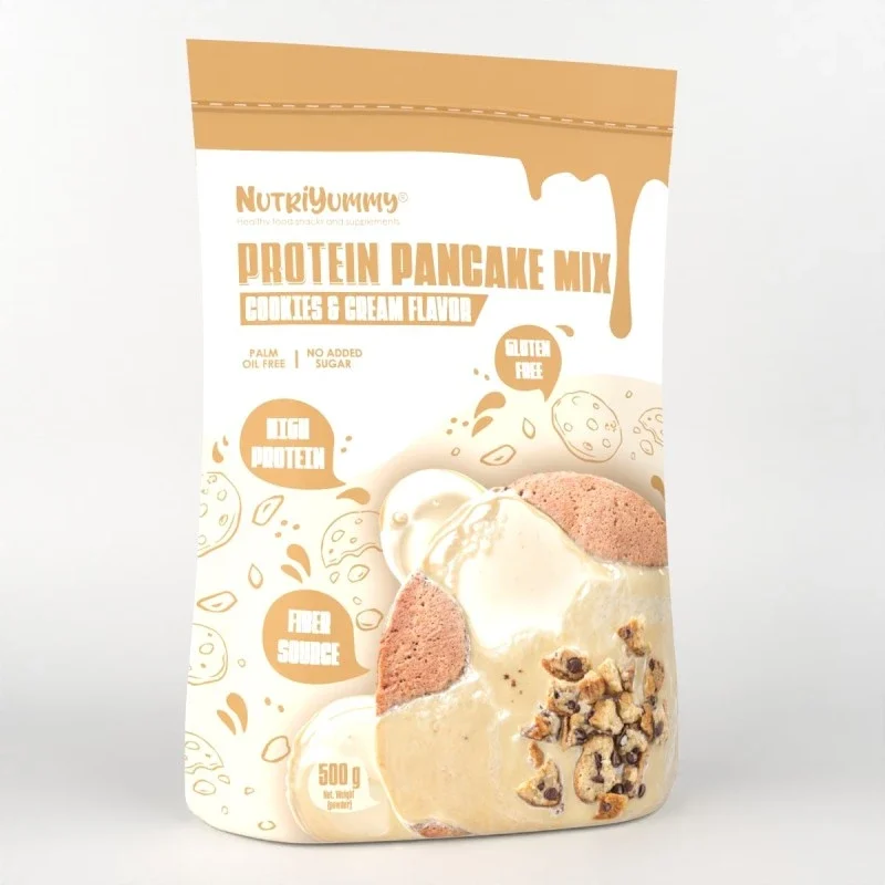 NUTRIYUMMY PROTEIN PANCAKES MIX COOKIES & CREAM 500 G.