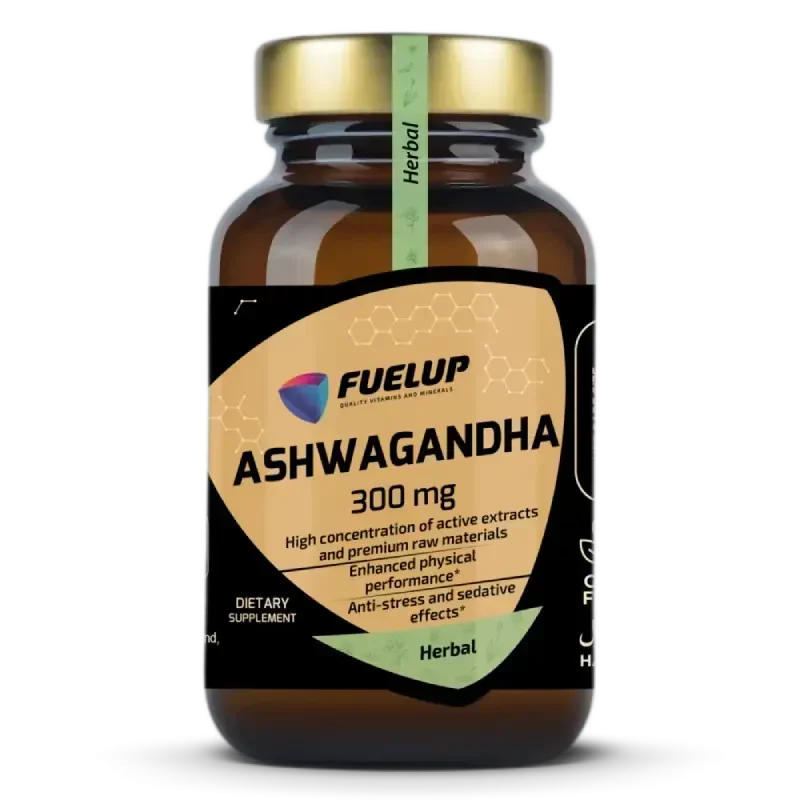 ASHWAGANDHA 300 mg, 60 veg KAPS.