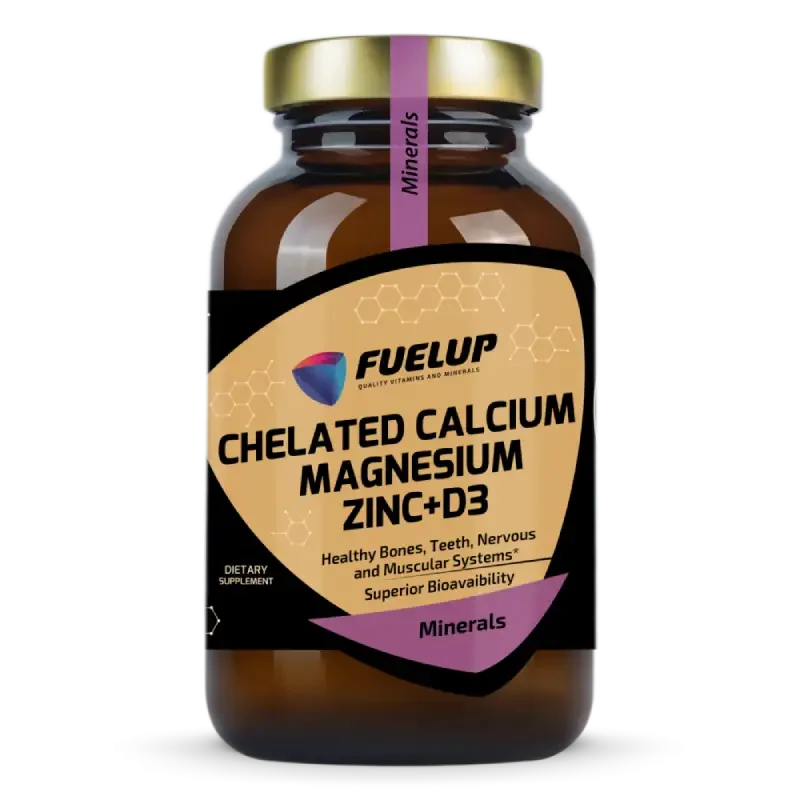 CHELATED CALCIUM MAGNESIUM ZINC + D3, 90 TABL.