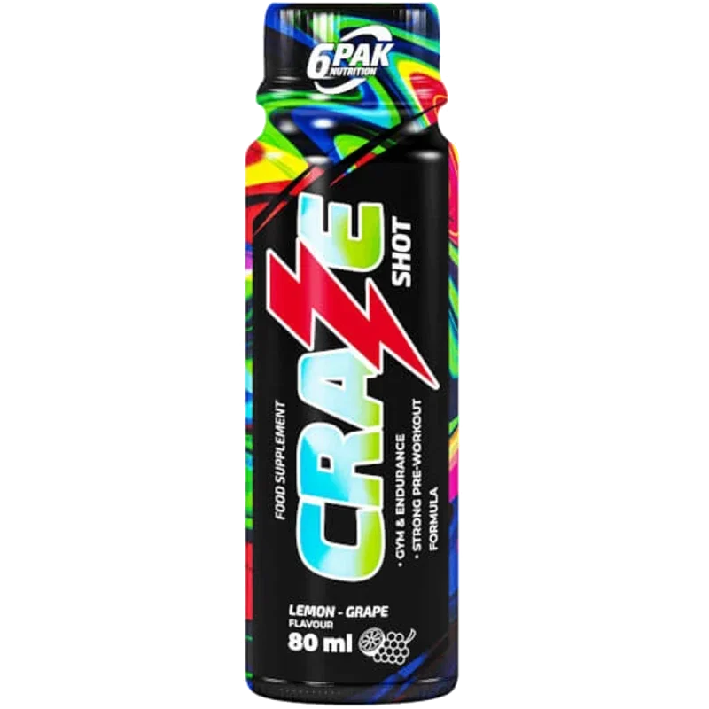 6PAK CRAZE SHOT 80 ML
