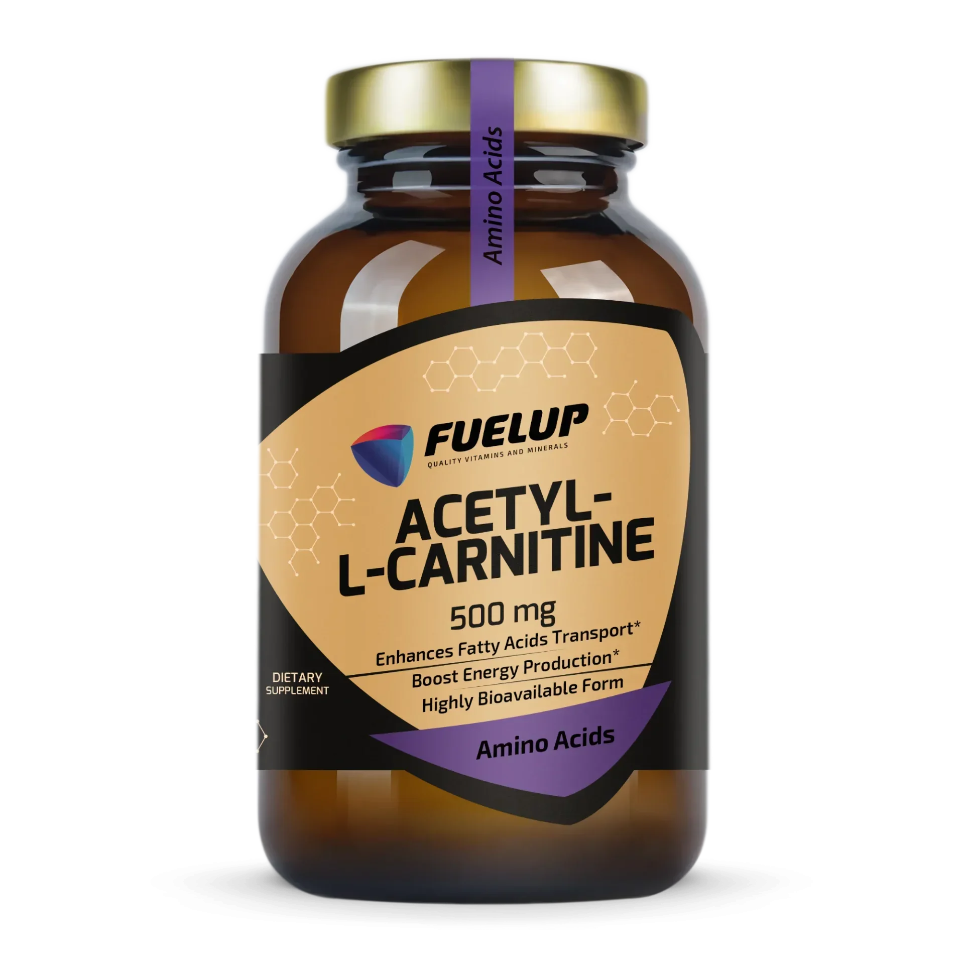 ACETYL L-CARNITINE 500 MG, 120 VEG KAPS