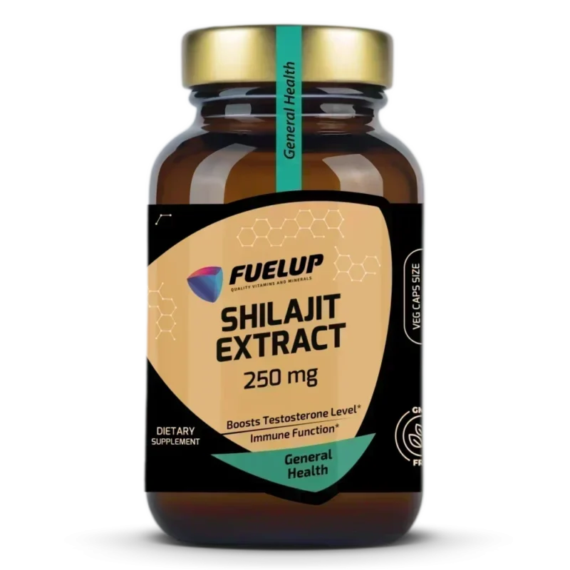 SHILAJIT EXTRACT 250 MG, 60 VEG KAPS.