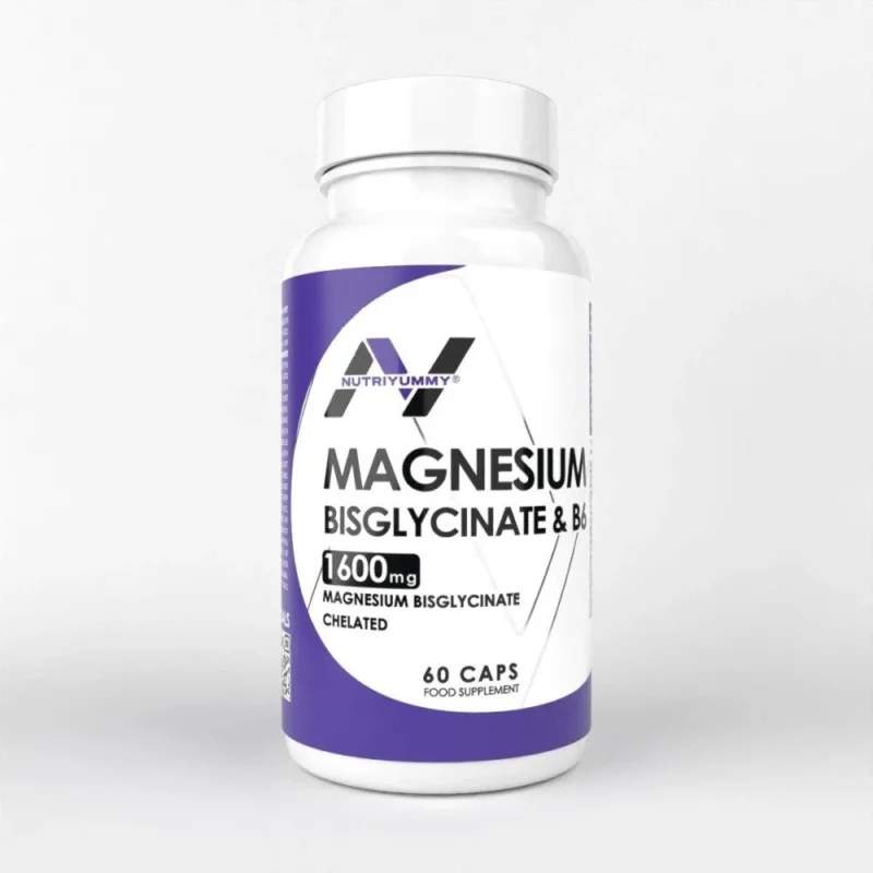 NUTRIYUMMY MAGNESIUM BISGLYCINATE & B6 60 KAPS