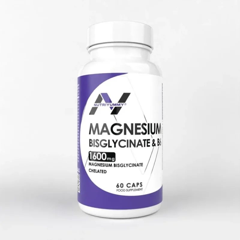NUTRIYUMMY MAGNESIUM BISGLYCINATE & B6 60 KAPS